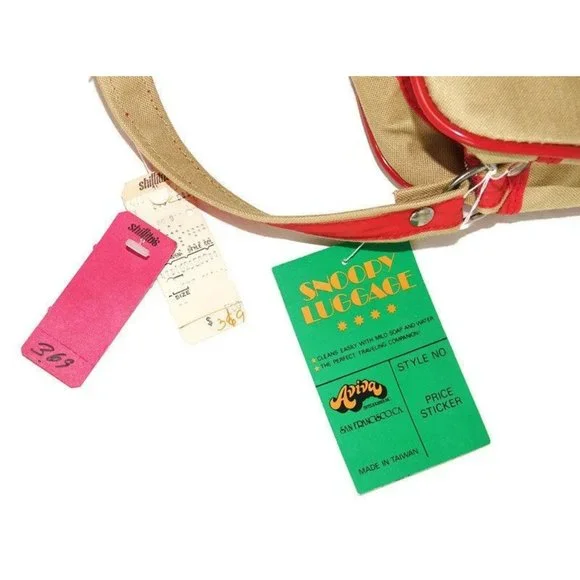 Vintage Snoopy Bag Peanuts Satchel NOS Children's Kid's Shoulder Strap Purse - Picture 7 of 9